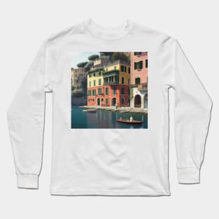 Portofino on the Ligurian Sea Long Sleeve T-Shirt